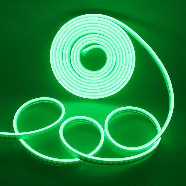 I 6x12mm GREEN LED Neon Strip Light 12V